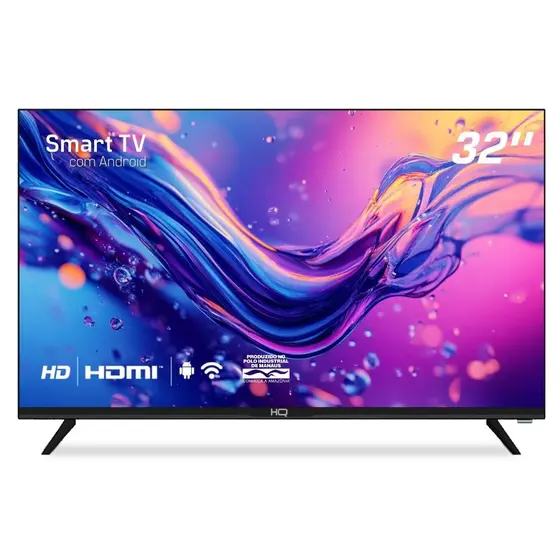 Smart TV LED 32" HQ HD 3 HDMI 2 USB WI-FI Android 11 Design Slim KDE32GR315LN